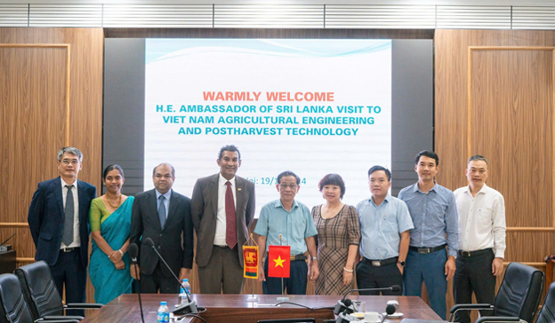 Buổi làm việc giữa Viện Cơ điện nông nghiệp và Công nghệ sau thu hoạch và Đại sứ quán Sri Lanka